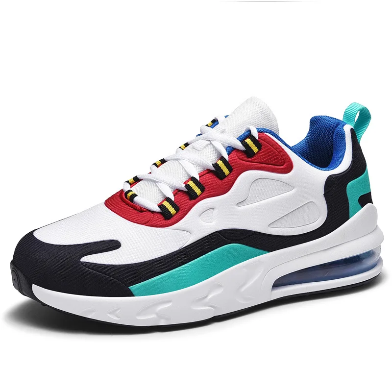 

Spring and summer new men's trendy casual sports shoes couple casual shoes, White green, blue red, black gray