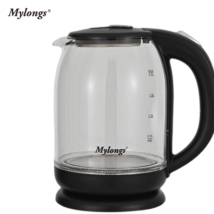 Mylongs 2.0l Electric Portable Tea Kettle Transparent Leadfree