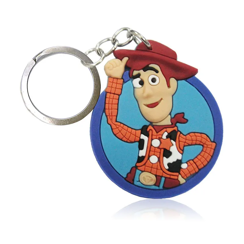 

Toy Sto ry Custom Soft Rubber PVC Keychains Key Chain Cartoon Keyring Action Figure