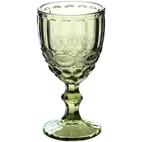 

300 ml antique colorful crystal unbreakable wine glass for juice