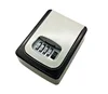 Key Lock Box Wall Mounted Aluminum alloy Key Safe Box Weatherproof 4 Digit Combination Key Storage Lock Box Indoor Outdoor