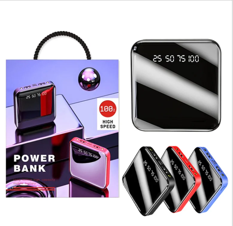 

banco de potencia 2020 Free Shipping Super Small High Capacity Charger mini power bank 10000mah power bank 20000mah