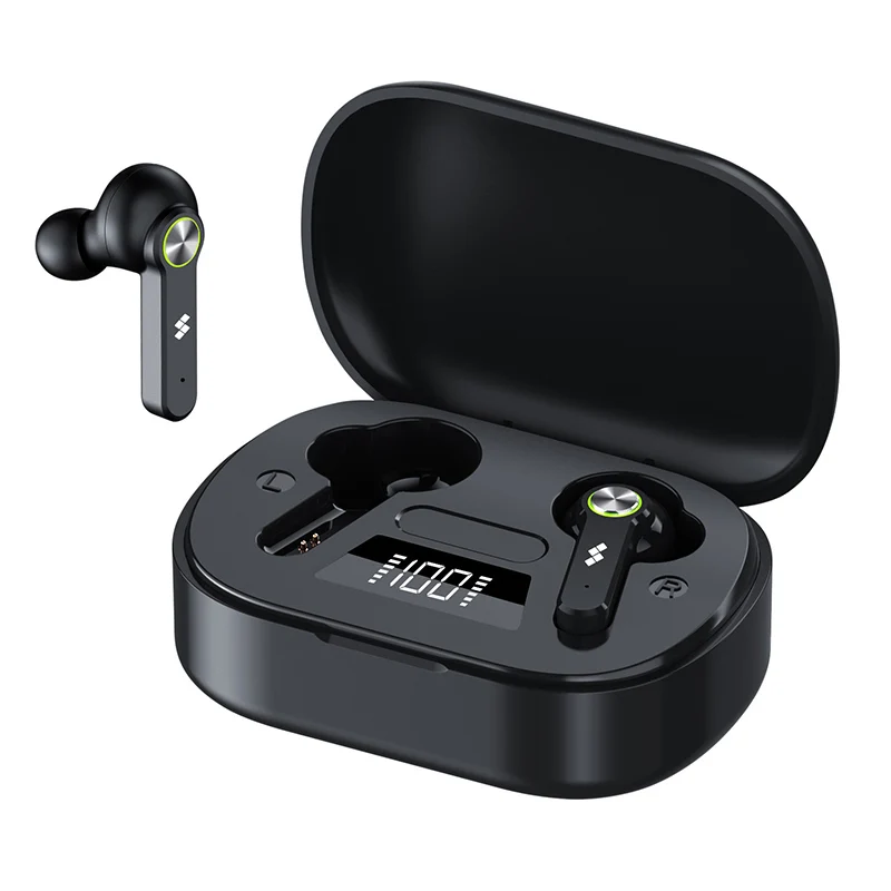 

KINGSTAR 2600mAh Bluetooth Stereo Earbuds TWS Power Bank True Wireless LED Earphone Headphone