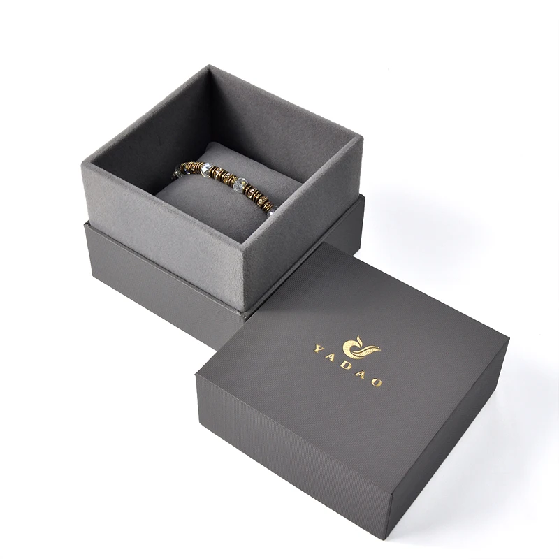 

Yadao Luxury Grey Custom Logo Printing Packaging Box Pillow Watch Box Fancy Paper Jewelry Bracelet Box, Customized