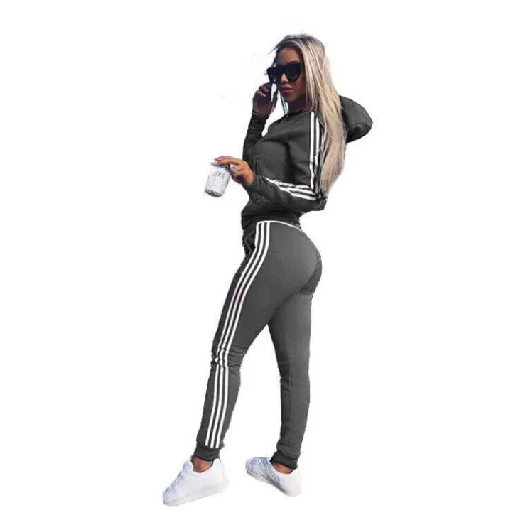 Cheap Custom Gym Slim Fit Tracksuit Sport Women Girls Tracking Suit Gym ...