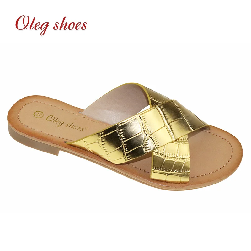 

Custom cheap slippers for women indoor Comfortable flats shoes, Black/ white/beige/camel/gold/silver or customized color