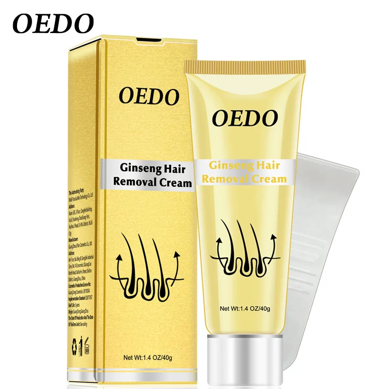 

OEDO Men Women Natural Ginseng Fast Body Hair Removal Cream, White