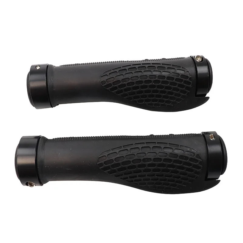 

Bicycle Handle Grip Bike Handlebar Grip Rubber Grips Aluminum Double Lock on Fits Foldable Urban Bicycles Handlebar Accessories, Black & blue & red & gold & white & custom