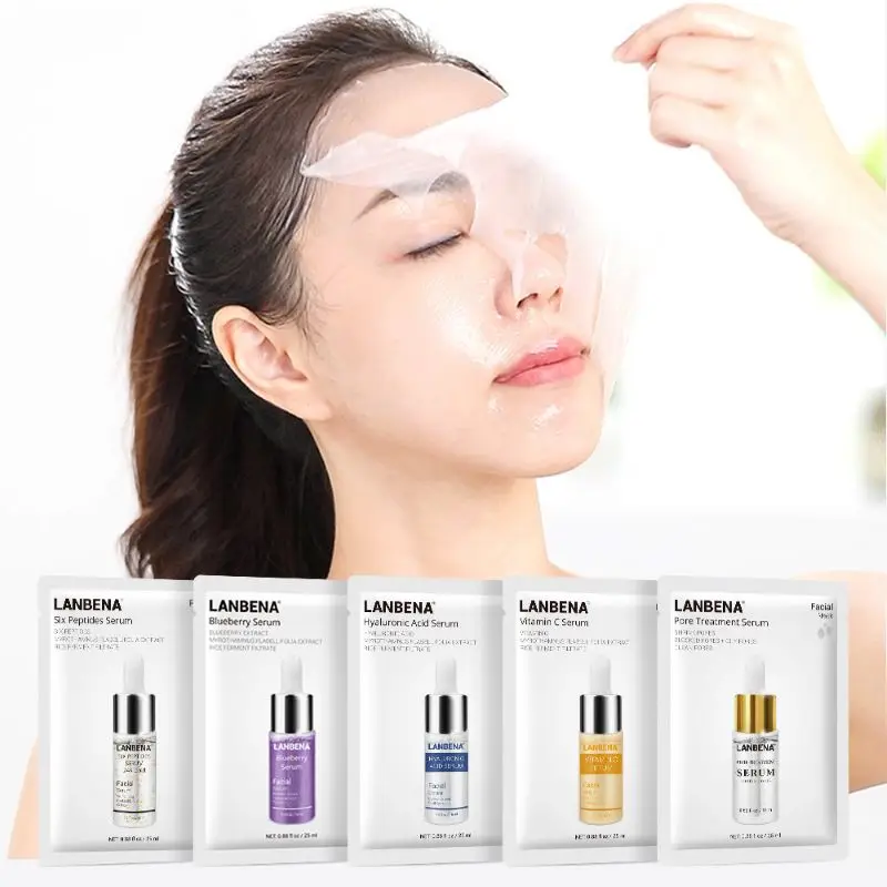 

FaceMask Skin Care Organic Vitamin C Sheet Mask Form and Face Use Moisturizing Korean Facial Mask