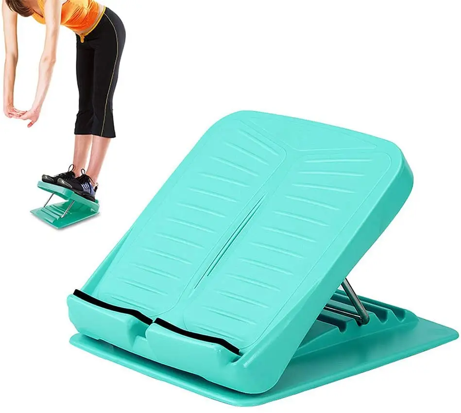 

Adjustable 4 Level Anti Slip Design Incline Board Leg Foot Balancing Fitness Pedal Wedge ABS Slant Board Calf Stretcher