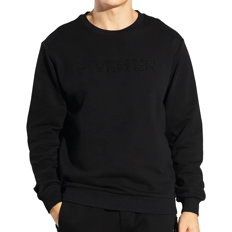 

Long Basic Crewneck Pullover Crewneck Sweatshirt Plain Custom Logo Hooded Sweatshirts Men's Hoodie in Stock Sweatshirt Men, Customized color