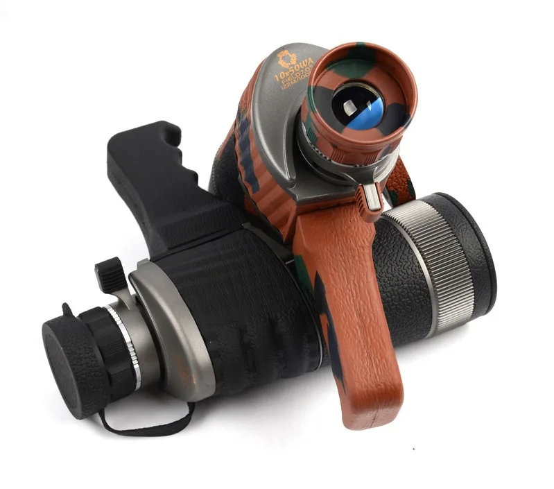 

Single Binoculars Outdoor 10x50 High Power HD Night Adult Portable Telescope with Handle