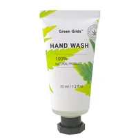 

mini hemp oil foam organic tube hand wash soap liquid hands sanitizer basic cleaning adults antiseptic glycerine fruit 35ml