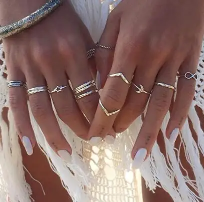

Fashion Beautiful Gift Anti Corrosion Hoop Ring Bow Ring for Women
