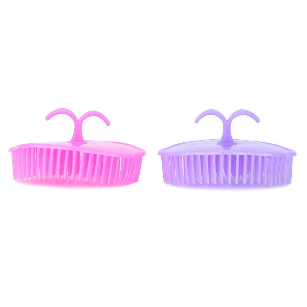 

Magic bath massage shampoo brush circular plastic brush scalp cleaning comb brush for sale