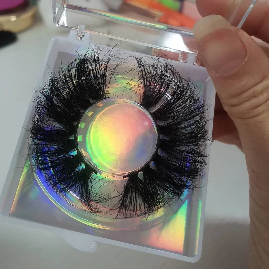 

5d 27mm wispy mink eyelashes full strip lashes super fluffy mink eyelashes full strip lashes wholesale eyelashes, Natural black