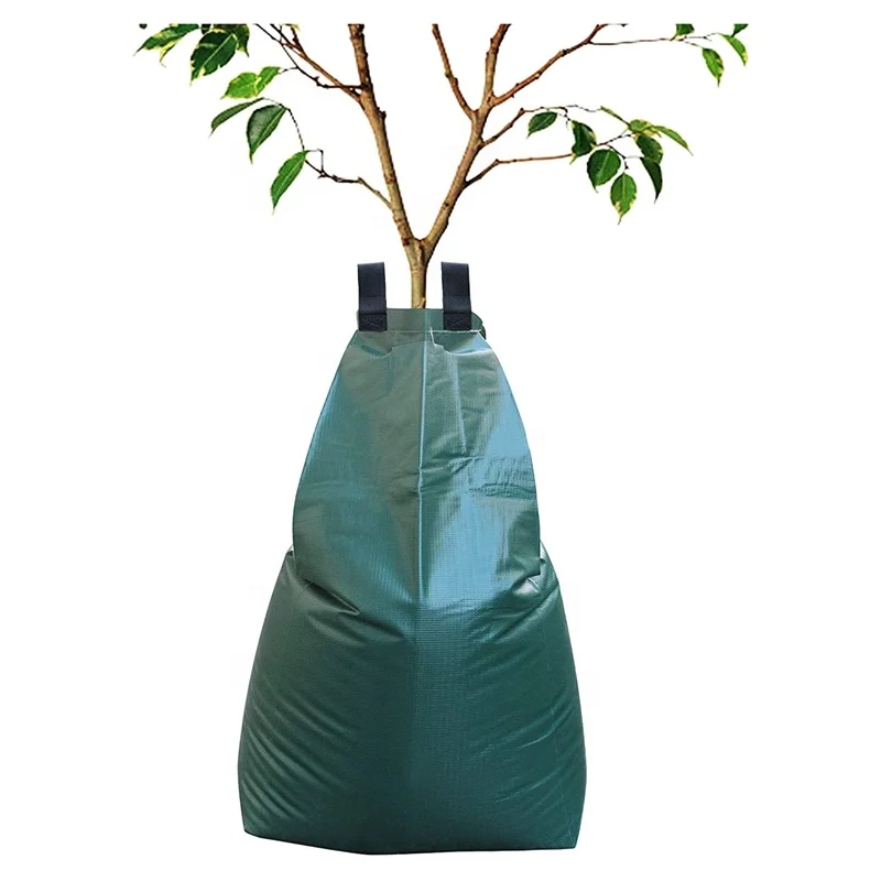 

PVC Tarpaulin Tree Watering Irrigation Bag Slow Release Drip Water Bag for Trees and Shrubs with Years Warranty, Dark green, or customized