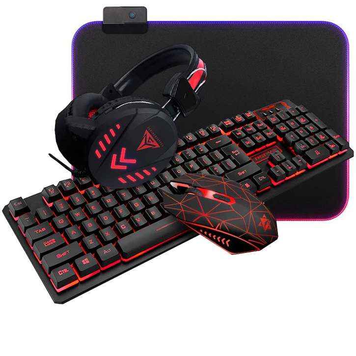 4 in 1 Top quality supplier teclado gamer Roland light wireless keyboard mechanical gaming
