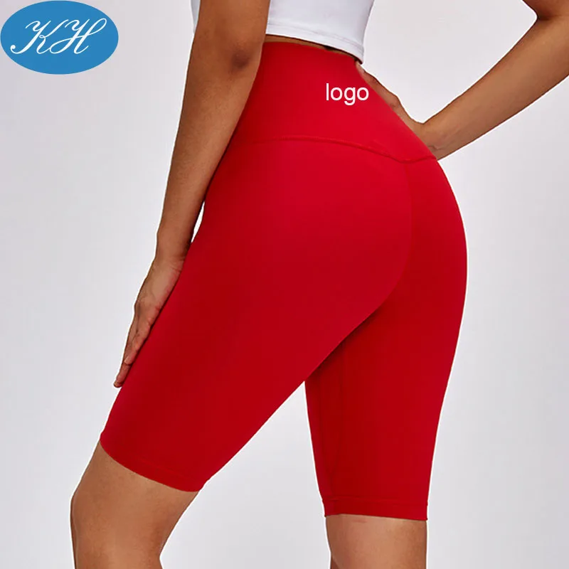 

Fashion Yoga Wear Women Fifth Pants High Waisted Yoga Shorts, Customized color
