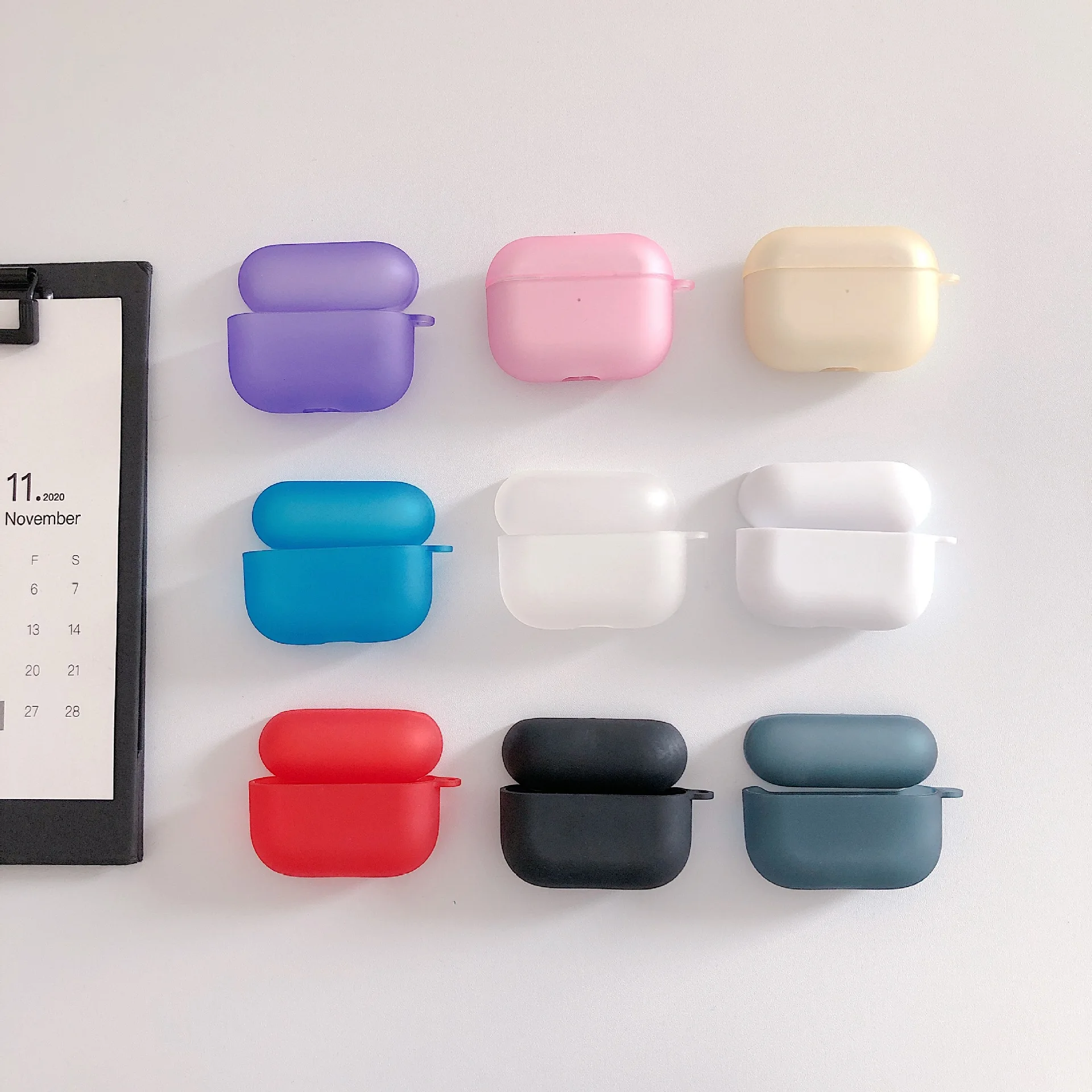 

Matte Silicone Earphone Case for Airpods Custom Earbud Case for Airpods Rubber Earphone Case1 2 Pro