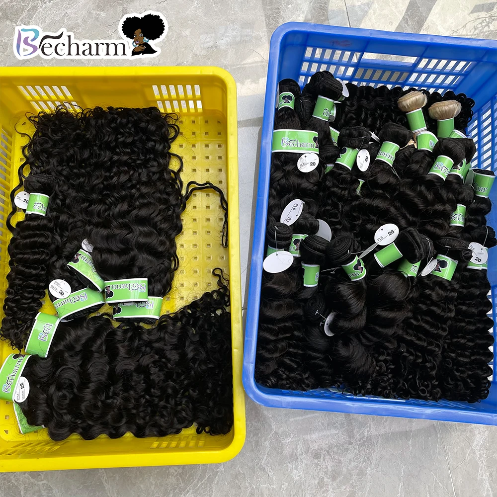 

Becharm Free Sample 100g Hair Wholesale Drop Shipping Double Drawn Virgin Cuticle Aligned Hair Free Sample Hair Bundles