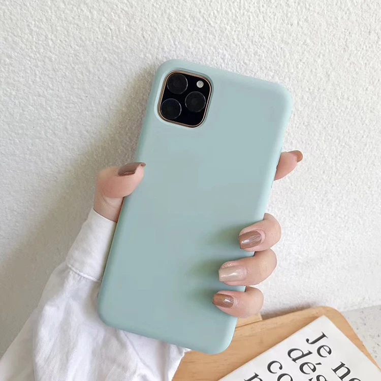 Anti-dirt Shockproof Liquid Silicone Phone Case For iphone 11,i11pro, i11pro max