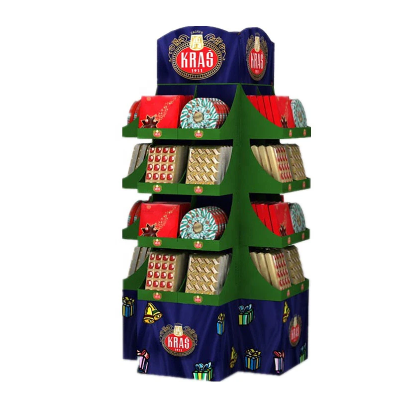 圣诞新年礼物卡片书刊展示架商场 - buy rack 礼品卡展示架,圣诞树