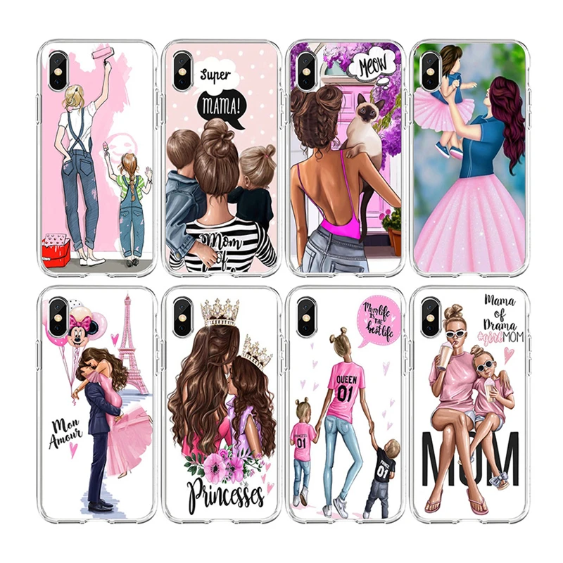 

High quality Melanin Poppin Black woman queen make money magic girl phone case for iphone 11pro 12promax XR XS max, Multiple colors