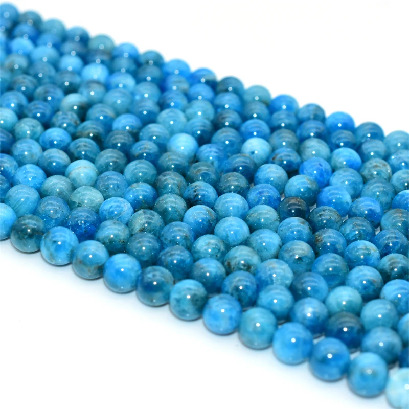 

Trade Insurance  High Quality Natural Apatite Stone Loose Beads