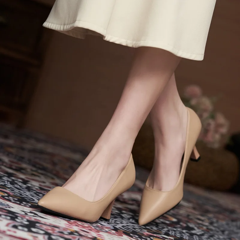 

sh12015a Office lady high-heeled shoes 5cm and 7cm choice women dress shoes heels pumps