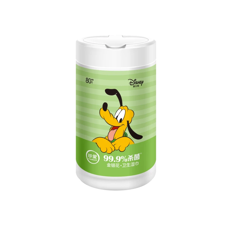 

Disney Goofy Antibacterial Wipes Honeysuckle 80pcs Car Cleaning Wipes