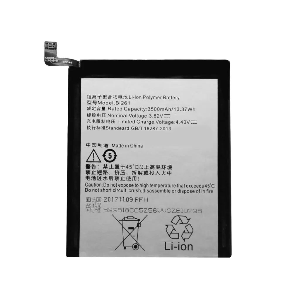 

3500mAh BL261 Replacement Cell mobile phone Battery For Lenovo Vibe K5 Note Lemon A7020a40 A7020a48 K52t38 K52e78