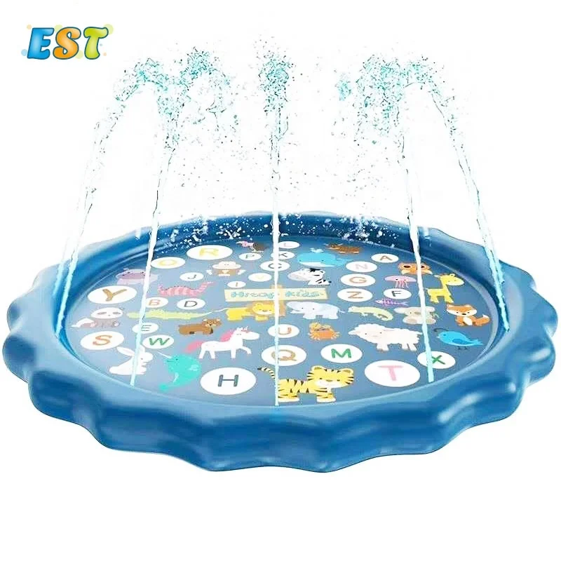 

Factory Direct Spot Inflatable Water Spray Children Outdoor Splash Sprinkler Pad Play Mat Best Selling PVC for Kids