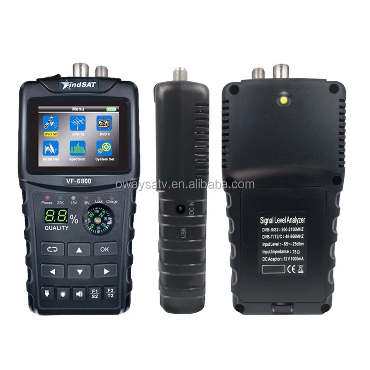 Vf 6800p Sat Finder Sat Finder S2 T2 C Combo Findsat Vf6800 Pro Vf 6800p Sat Finder Buy Vf 6800p Sat Finder Satellite Finder Satellite Finder Meter Product On Alibaba Com