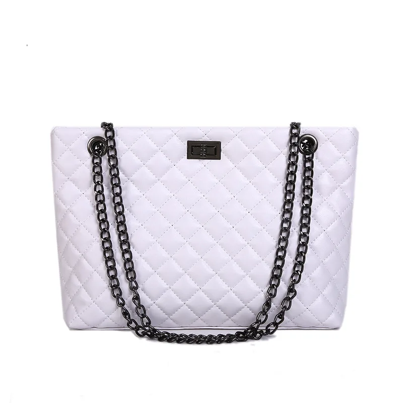 

Cheap price channel diamond lattice women handbags PU leather handbags new style summer ladies handbag