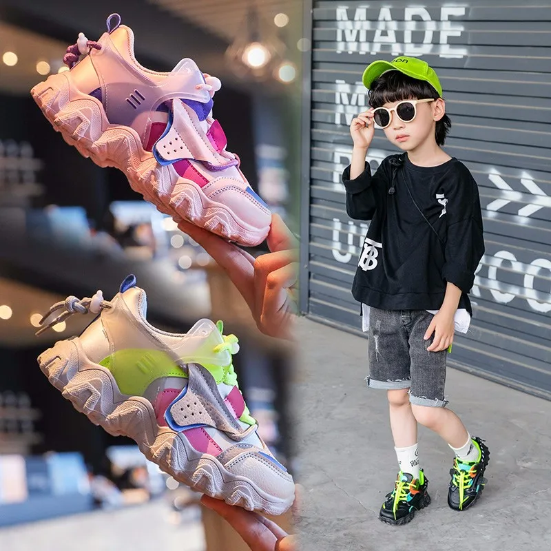 

Factory Wholesale Kids Children Boy Girl Fashion Trend Sport Walking Running Shoes