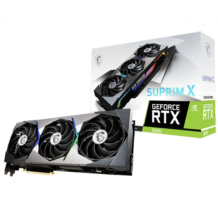 

MSI NVIDIA GeForce RTX 3090 SUPRIM X 24G Gaming Graphics Card with High Performance GDDR6X Memory Support Preorder Now