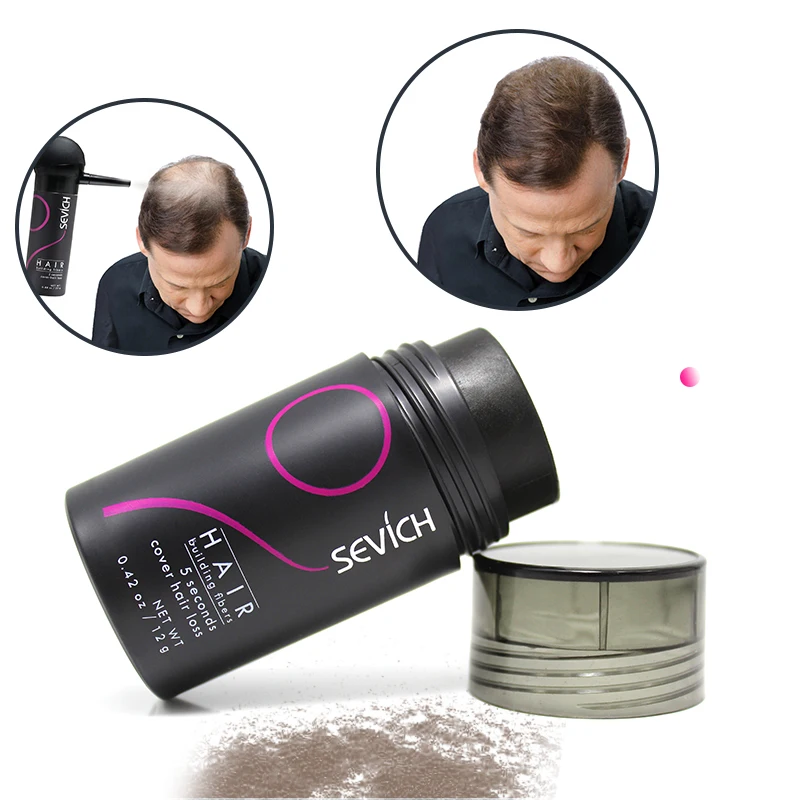 

sevich Dropshipping Hair Building Fibers 10 Colors Hair Loss Treatment hair Care Products, Black,grey, brown,blonde,auburn 10 colors