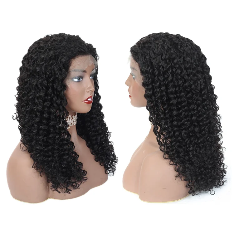 

Unprocessed cuticle aligned pre plucked raw Vietnamese vendor for woman deep wave swiss 13x4 lace front human hair wigs