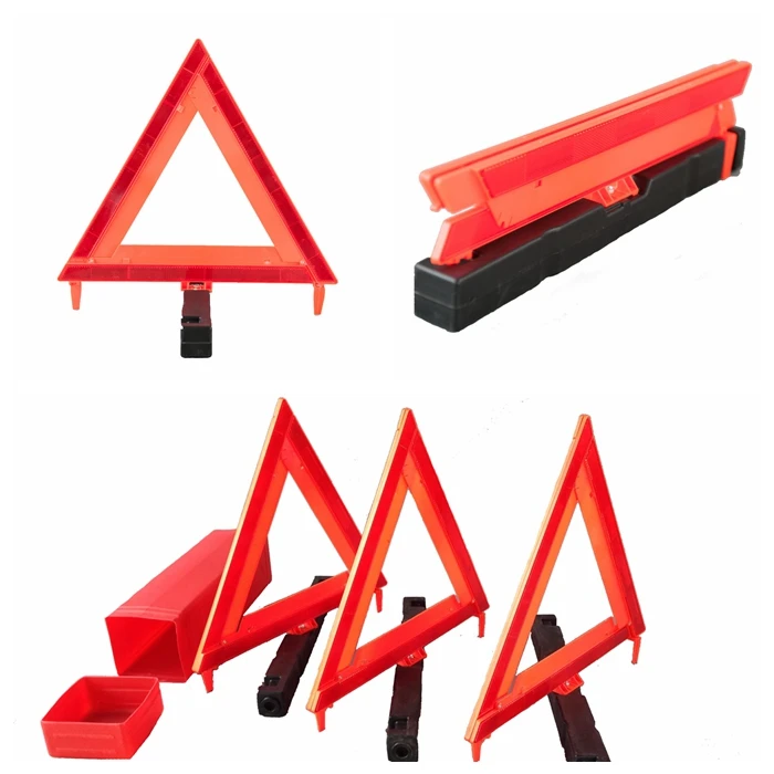 Traffic Sign  car warning triangle for Roadway safety