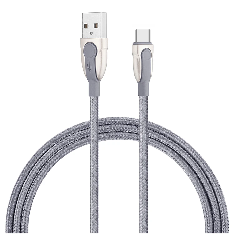 
Repairable usb charger cable new design Zinc Alloy data cable with 1m 1.5m 2m 3m braided Material cable 
