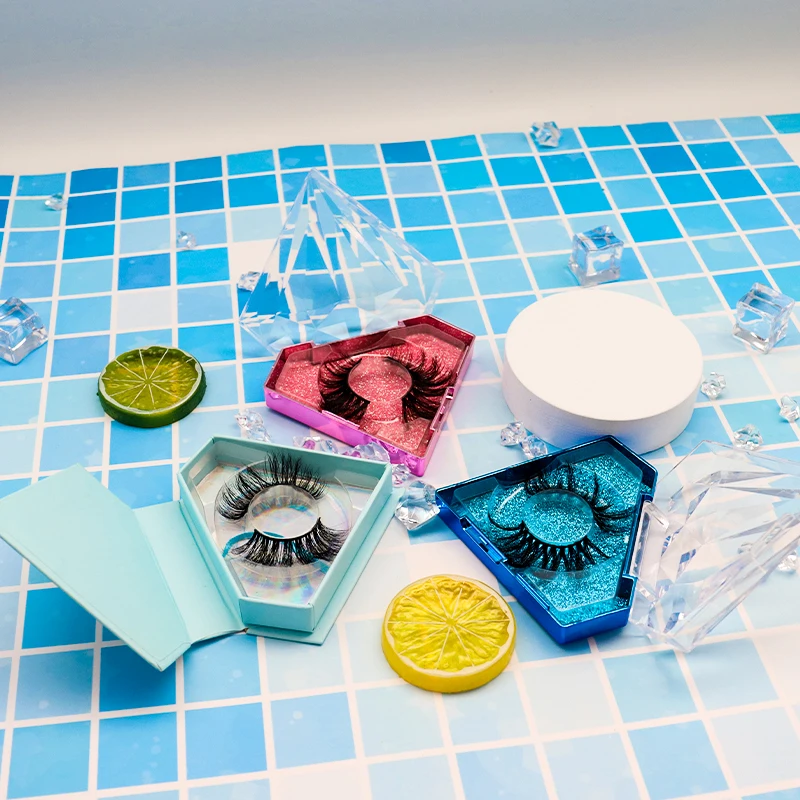 

100% hand made colored lashes light weight bulk makeup fiber eyelash, Black color