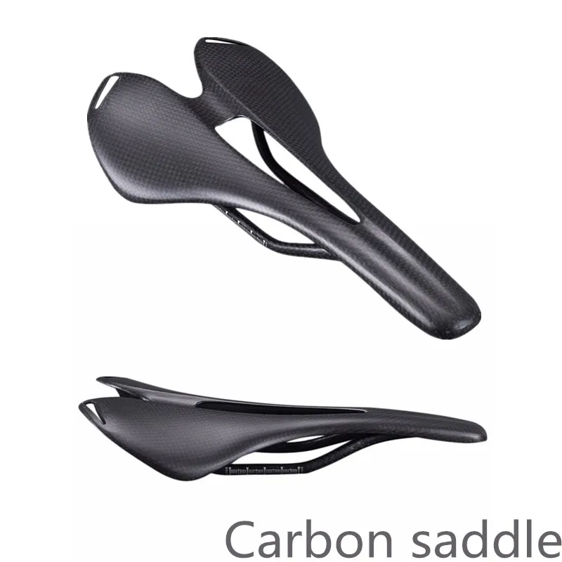 

No logo full carbon mountain bike mtb saddle for road Bicycle Accessories 3k matt/glossy good quality bicycle parts