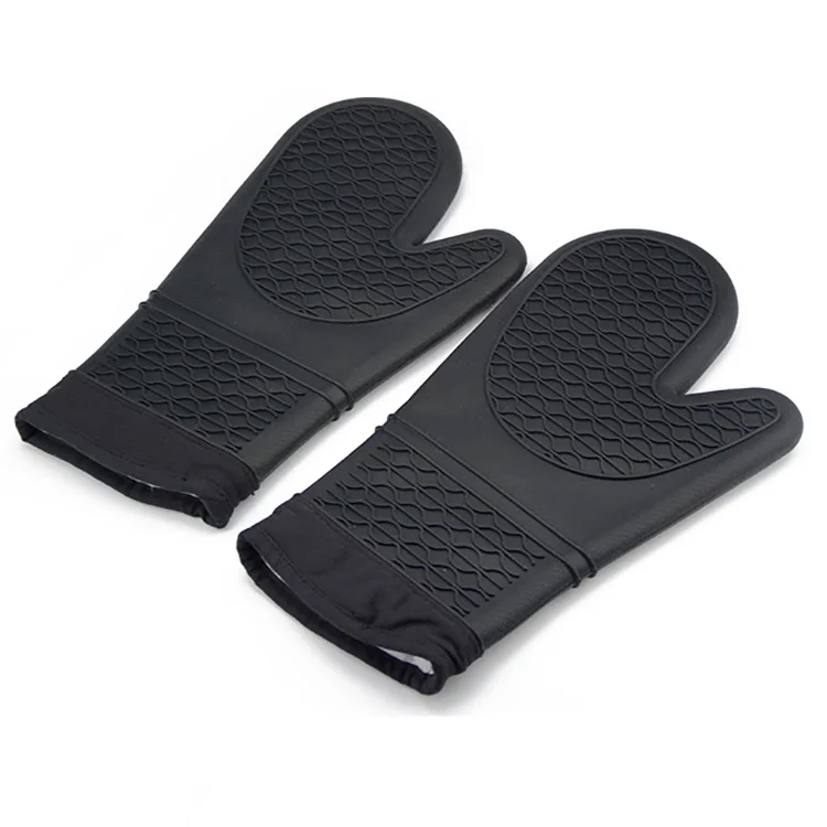 

Products Supply Baking Tools Design Cooking Bbq Oil Proof Heat Resistant Oven Thicken Silicone Insulated Mitts