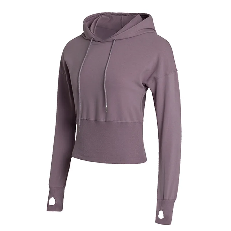 

High Quality Women Sports Yoga Tops Long Sleeve Nylon Spandex Fitness Joga Clothing Crop Tops Shirts