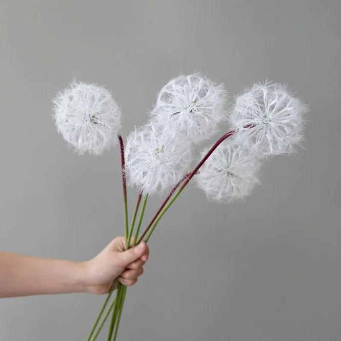 Fcf742 Large Fake Creative Ins Flower Decoration Artificial Dandelions Buy Artificial