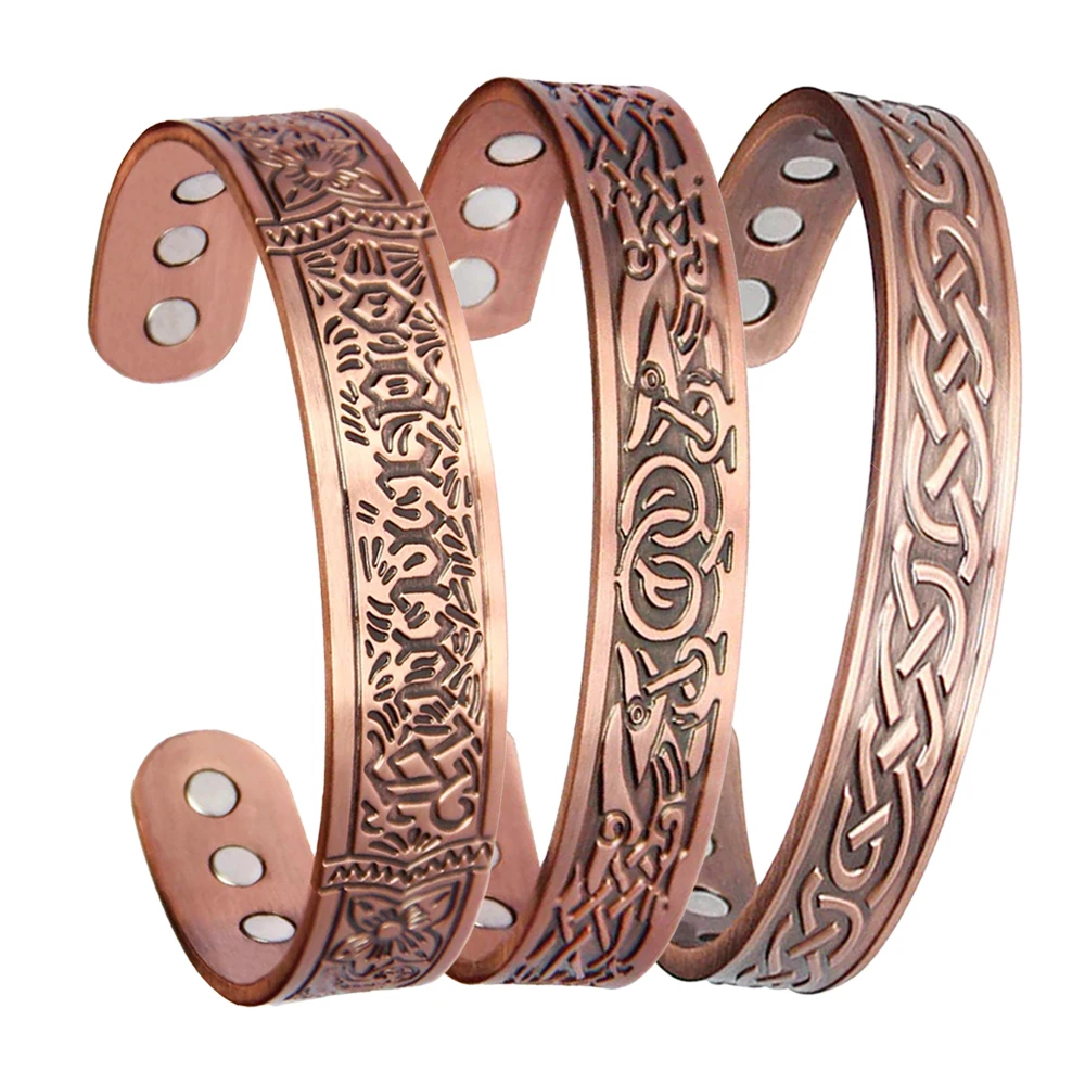 

Magnetic Pure Copper Bracelet For Arthritis For Men, As photo or customized