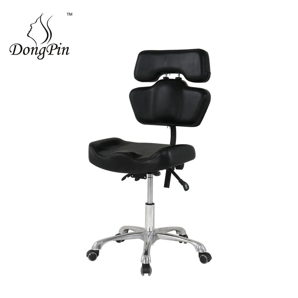 

Dongpin Adjustable Tattoo Stool Salon Furniture Master Artist Folding chair tattoo chair, Black,white,silver,yellow,orange,green available