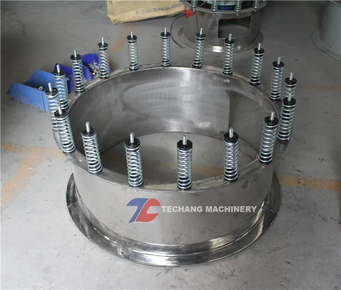 Stainless steel rotary vibrating screen/ circular vibrating sieve for starch