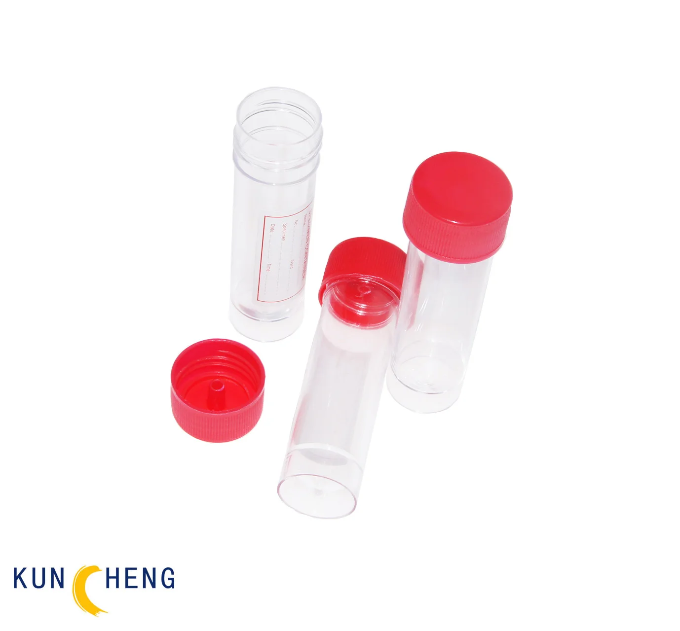 

RED PS urine 30ml disposable specimen container top level